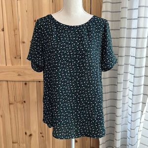 Floral banana republic blouse